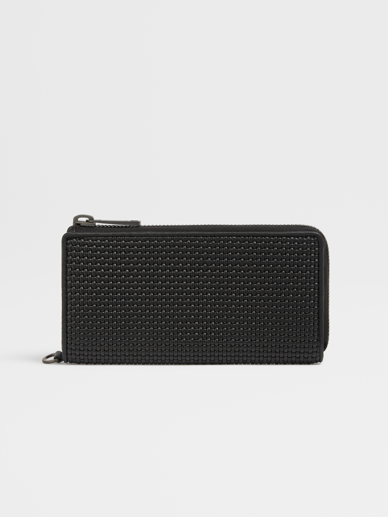 Black PELLETESSUTA™ Continental Phone Wallet